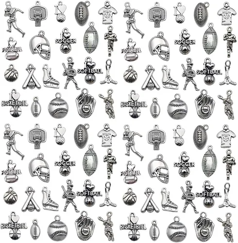 Vista 12 de WOCRAFT 120 piezas Dijes Bail de Plata Antigua para Fabricación de Joyas Conectores de Cierre de Aleación Cuentas de Tubo Bail Dijes