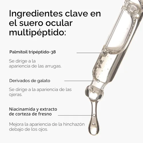 Vista 2 de The Ordinary Multi-Peptide Eye Serum, Anti-Aging Formula for Crow’s Feet, Dark Circles & Puffiness