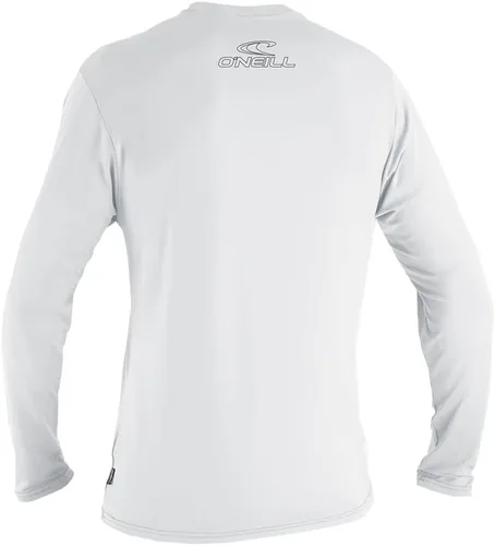 Vista 4 de O'Neill Wetsuits - Camiseta O'Neill Basic Skins, para el sol, con UPF 50+, de manga larga, para hombre