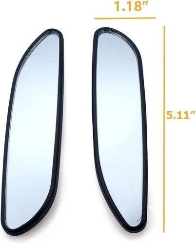 Vista 7 de x xotic tech Blind Spot Mirror, 2'' Black Round HD Glass Convex Rear View Mirror, 360° Rotate Wide Angle, Universal for Car SUVs Truck Motorcycle(2