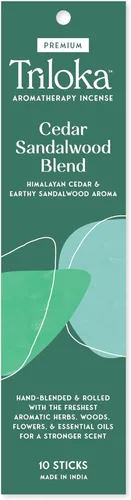 Vista 3 de Triloka Incienso premium, ámbar, 10 varillas