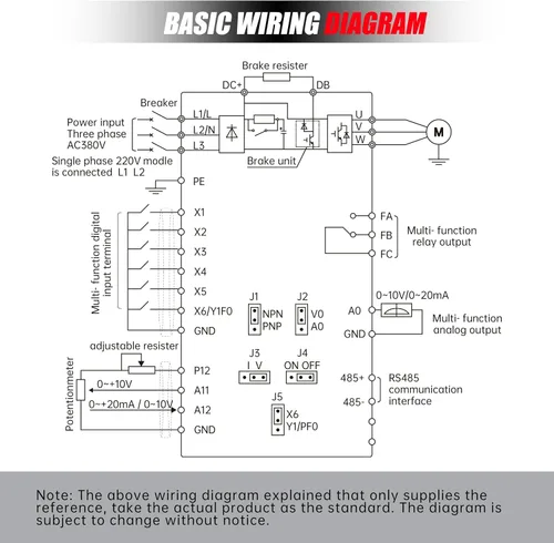Vista 8 de CNCTOPBAOS Inversor de frecuencia VFD 1.5KW 2HP,Convertidor de unidad de frecuencia variable monofásico a 3 fases 220V,Control de velocidad VSD