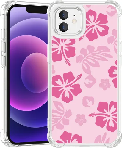 Vista 114 de FANXI Hibiscus - Funda de teléfono compatible con iPhone 13 de 6.1 pulgadas, a prueba de golpes, funda protectora de poliuretano termoplástico