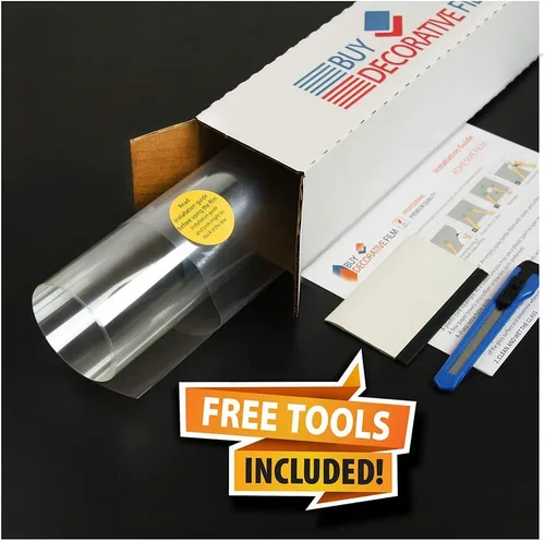 Vista 2 de BDF AG4M - Película de protección de grafiti para ventana, 4 mil, transparente (60 x 100 pies)