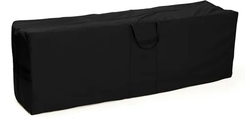 Covermates Bolsa de almacenamiento clásica para cojines, 75 pulgadas de Vinilo clásico negro