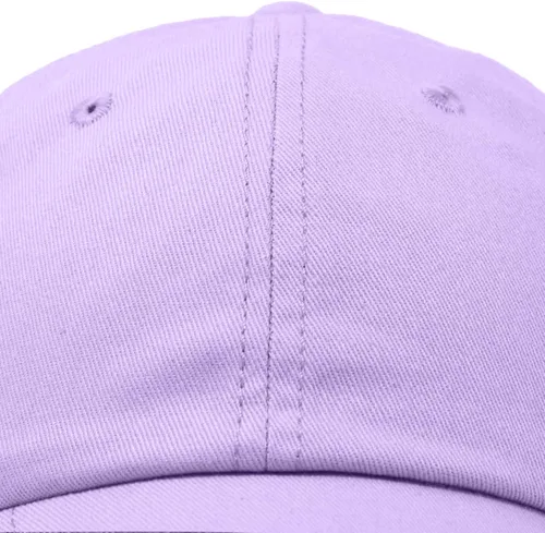 Vista 2 de DALIX Womens Cap Adjustable Hat 100% Cotton Black White Gold Lavender Blue Pink Lime Green Hot Pink