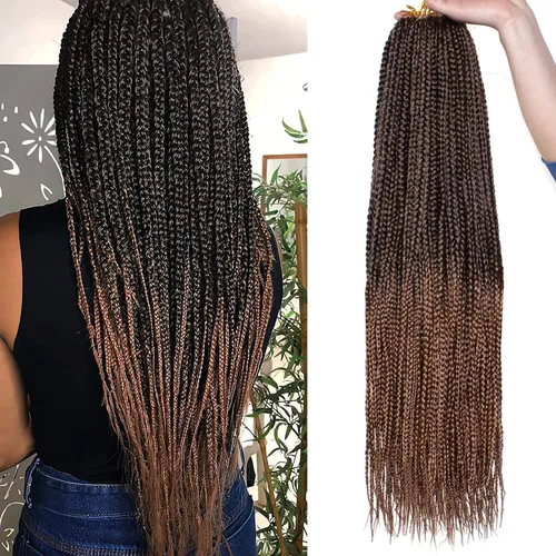 Vista 16 de Xtrend Paquete de 6 extensiones de cabello sintético de ganchillo de 10 pulgadas, sin nudos, sin nudos, 3 extensiones de cabello sintético bohemio