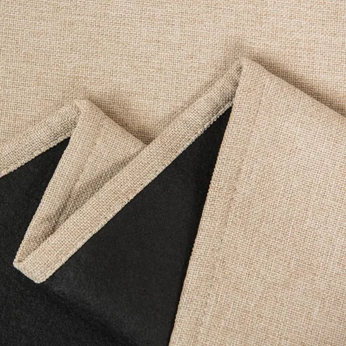 Vista 5 de Safdie Cortinas opacas para dormitorio o sala de estar. Cortinas de 84 pulgadas de largo, juego de 2 paneles. Cortinas para Cuarto. Cortinas beige