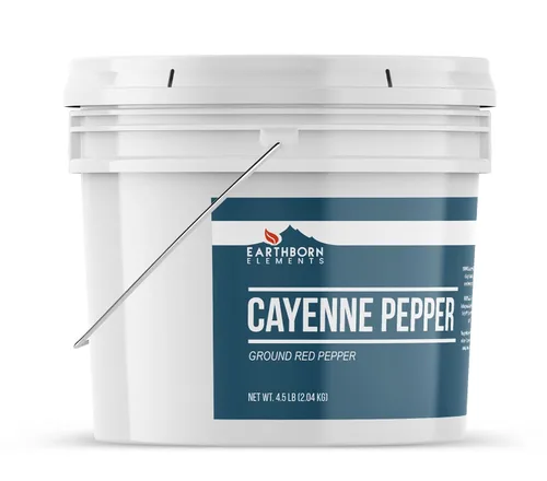 Vista 3 de Earthborn Elements Pimienta de Cayena - Cubo de 1 galón, sabor picante, pimiento rojo molido