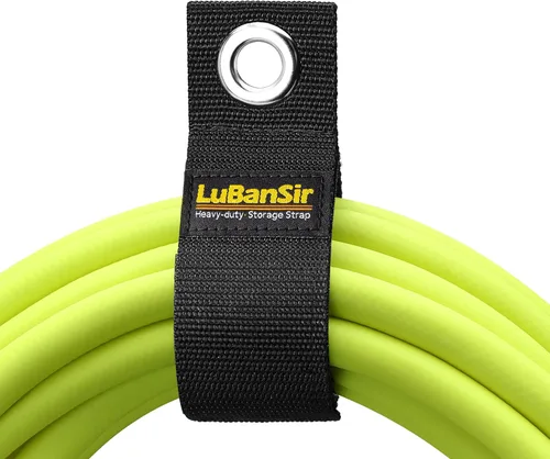 Vista 10 de LuBanSir Paquete de 9 organizadores de cables de extensión, correas de almacenamiento resistentes de 13 pulgadas para almacenamiento de mangueras