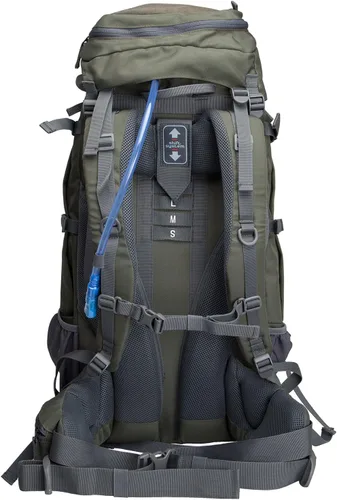 Vista 6 de Mochila de senderismo ajustable 55L65L85L+20L para hombres y mujeres