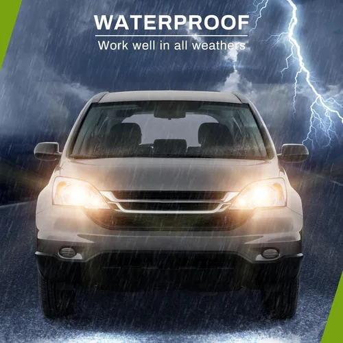 Vista 3 de AUTOSAVER88 Conjunto de faros delanteros compatible con Honda CRV CR-V 2007-2011, carcasa cromada con reflector ámbar