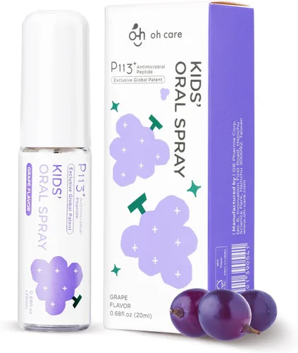 Vista 7 de oh care Spray bucal para niños, ayudante de pasta de dientes para niños pequeños, pasta de dientes para bebés sin flúor con protección contra