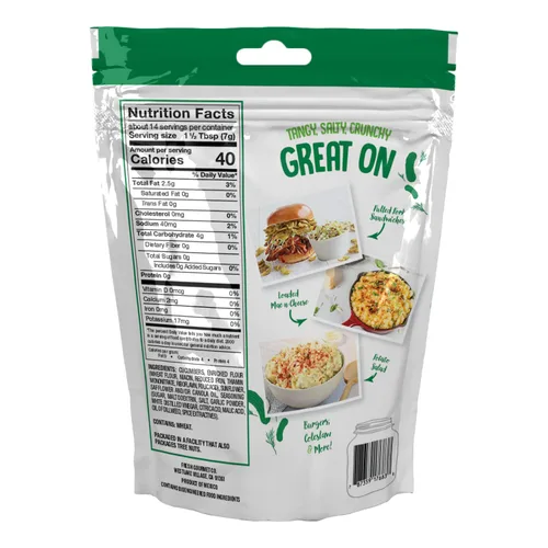 Vista 2 de Fresh Gourmet Paquete variado de aderezos para ensaladas (crujientes dillies + jalapeños crujientes (3 cada uno))