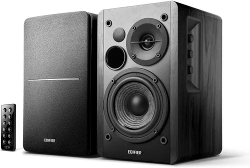 Vista 6 de Parlantes de estantería R1280DB de Edifier alimentados por Bluetooth. Entrada óptica. Monitores de estudio inalámbricos. Parlante de campo cercano