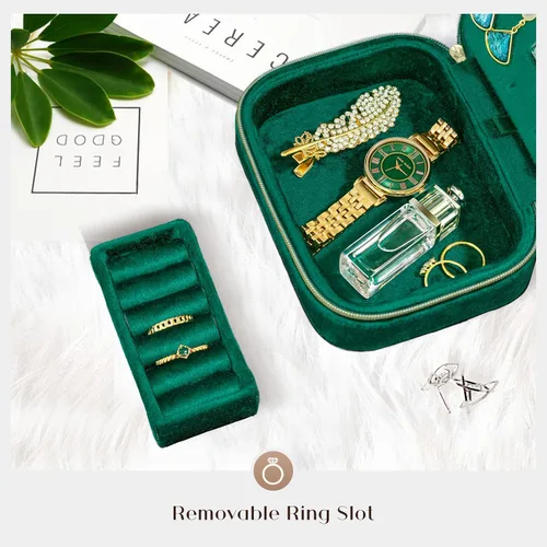 Vista 6 de ProCase Paquete de joyero con caja de joyería de terciopelo