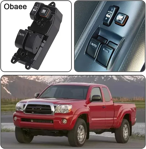 Vista 5 de Obaee - Interruptor maestro de ventana eléctrica para lado del conductor, compatible con Toyota Tundra 2000-2006 / Tacoma 2001-2011 / Sienna