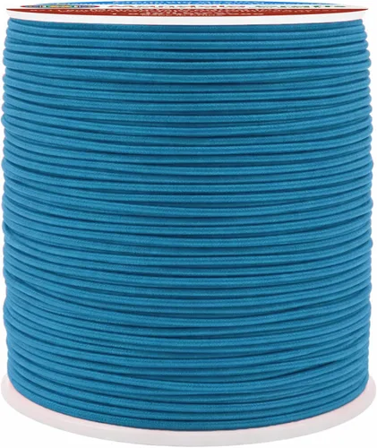 Vista 72 de Mandala Crafts Cordón elástico aguamarina de 0.039 in para la fabricación de joyas – 109 yardas de cordón elástico redondo cuerdas elásticas