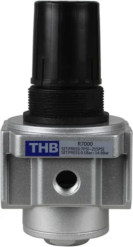 Vista 2 de Air Pressure Regulator for compressor compressed air 1/2" FREE GAUGE