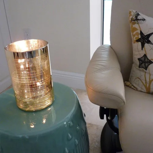 Vista 5 de Firefly velas líquidas de vidrio recargables de 2 onzas, 3 onzas y 5 onzas - Velas de emergencia tamaño votivo - Repuesto de células de combustible