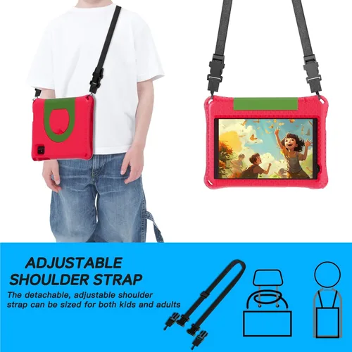 Vista 7 de Tableta para niños de 8 pulgadas, Android 15, Octa-Core 12 GB de RAM + 64 GB de ROM, tableta para niños pequeños con WiFi 6, control parental