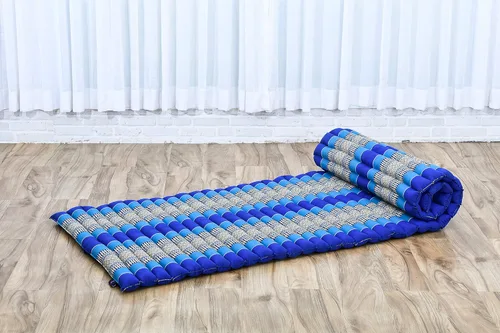 Vista 135 de Leewadee colchón tailandés enrollable para cama de invitados, tapete de yoga, para masaje tailandés, ecológico, orgánico y natural.