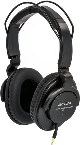 Vista 4 de Zoom El paquete de micrófono para podcast ZDM-1 incluye micrófono dinámico, auriculares de alta calidad, trípode, parabrisas y cable XLR