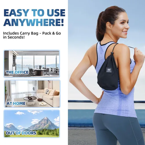 Vista 7 de comness Correa elástica para pies y pantorrillas para fascitis plantar, espolones de talón, caída de pie, tendinitis de Aquiles e isquiotibiales.