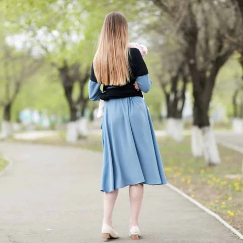 Vista 7 de 1 portabebés rosa, manos libres, ligero, portabebés, transpirable y suave, para bebés y bebés, regalo