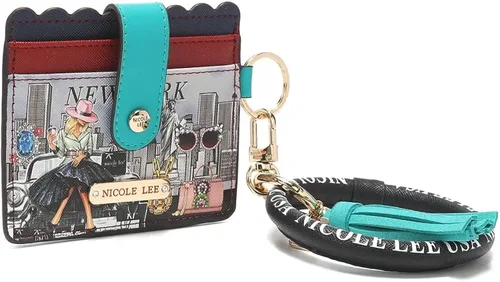 Vista 2 de Nicole Lee Elisa - Cartera con tarjetero pequeño con borlas, con tarjetero pequeño - Éxito en Nueva York, Éxito en Nueva York