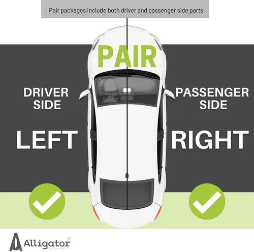 Vista 2 de ALLIGATOR AUTO LIGHTS Repuesto para Mazda 626 LX, ES 2000 2001 2002 compatible con DOT/SAE, conjunto de faros delanteros halógenos con bombillas