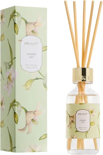 Vista 14 de Airkeep - Juego de aceite difusor de junco con varillas de junco, difusor de aromaterapia de esencia de niebla oceánica para decoración de perfume