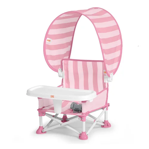 Vista 12 de Summer by Bright Starts Pop 'N Sit - Silla elevadora portátil, asiento de suelo, uso en interiores y exteriores, plegable compacto, botánico selva