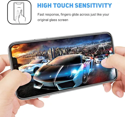 Vista 4 de Protector de pantalla templado para Xiaomi Mi 11X, paquete de 3, alta transparencia, dureza 9H, sin burbujas, película protectora de vidrio templado