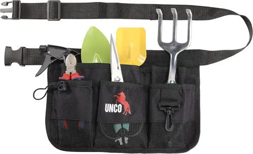 Vista 11 de UNCO - Cinturón de jardinería ajustable, rosa, 7 bolsillos, resistente al desgaste, al corte y al agua, bolsa para cinturón de herramientas