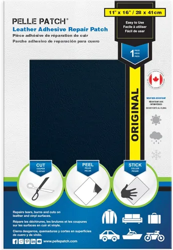 Vista 8 de Pelle Patch - Parche de reparación de cuero y vinilo - 25 colores disponibles - Original 4x60 - Beige