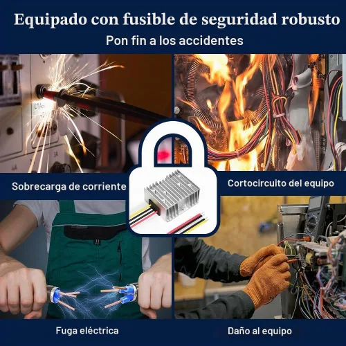 Vista 3 de Convertidor CC de 12 V a 24 V, 15 A, 360 W, resistente al agua, transformador de corriente continua para automóvil, camión, vehículo, barco, motor