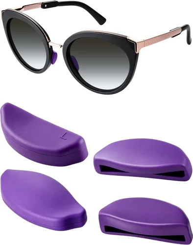 Vista 29 de Mryok Replacement Nose Pieces Nose Pads for Oakley Frogskins Range/Hybrid/HSTN/Top Knot/Frogskins Range XL Sunglass - Options 1 par negro - ajuste