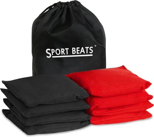 Vista 9 de SPORT BEATS Juego de 8 Bolsas de Cornhole de Peso y Tamaño Reglamentario Incluye Estuche de Transporte