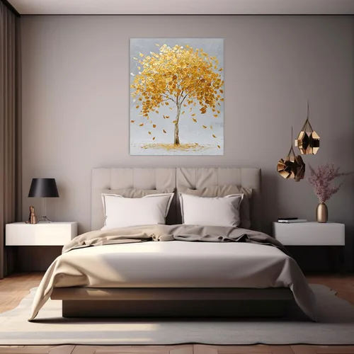 Vista 38 de VOCBAN Tree Minimalist Abstract Botanical Prints Scenery Canvas Wall Art Print Paintings Modern Landscape Pictures Wall Decor Canvas Painting blue