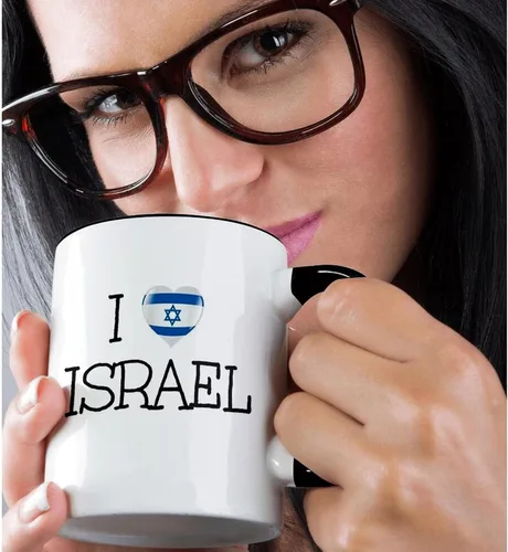 Vista 2 de 3dRose mug_200647_4 I Need A Miracle I Look Into My Daughters Eyes And Realize I Have One Mug, 11 oz, Black/Blue