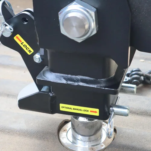 Vista 6 de Shocker Enganche de aire de cuello de cisne de 30 K y acoplador de bloqueo de cambio de extensión de 9 pulgadas para bola de 2-5/16 pulgadas