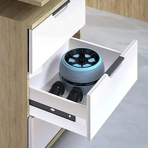 Vista 4 de Rodillo abdominal para entrenamiento abdominal, equipo de ejercicio de rueda de rodillo abdominal para entrenamiento central, rodillo de rueda