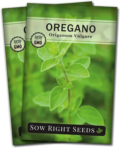 Vista 7 de Sow Right Seeds - Semilla de orégano para plantar - Reliquia sin OMG - Instrucciones para plantar y cultivar un jardín de hierbas de cocina