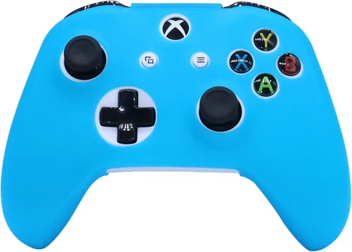 Vista 2 de RALAN Funda de silicona para controlador de silicona, protector de piel en la oscuridad, compatible con controlador Xbox Ones
