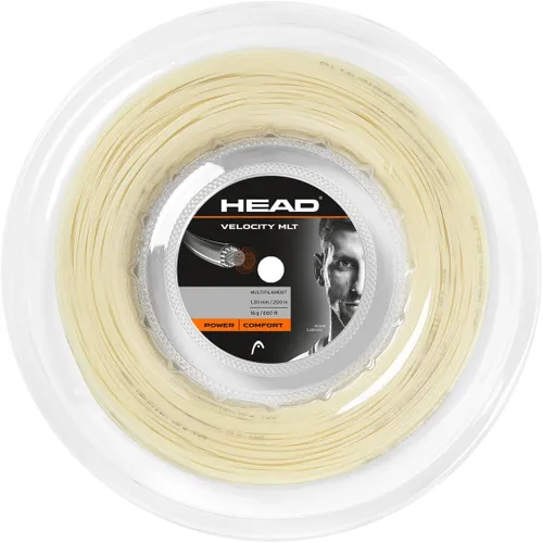 Vista 2 de HEAD Velocity MLT - Cuerda de raqueta de tenis de 660 pies con carrete multifilamento
