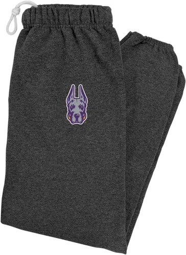 Vista 78 de LOGOVISION Pantalones deportivos para hombre con logotipo primario colegiado colección jaspeado carbón