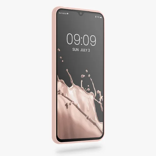 Vista 2 de kwmobile Funda compatible con Xiaomi Redmi 9A 9AT - Funda protectora de silicona TPU suave y delgada - Coconut Swirl