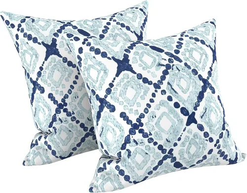 Vista 13 de LVTXIII - Juego de fundas para cojines de sofá o sillón de exteriores, para lumbar, no se decoloran, 2 unidades de 12" x 20", con relleno, estampado