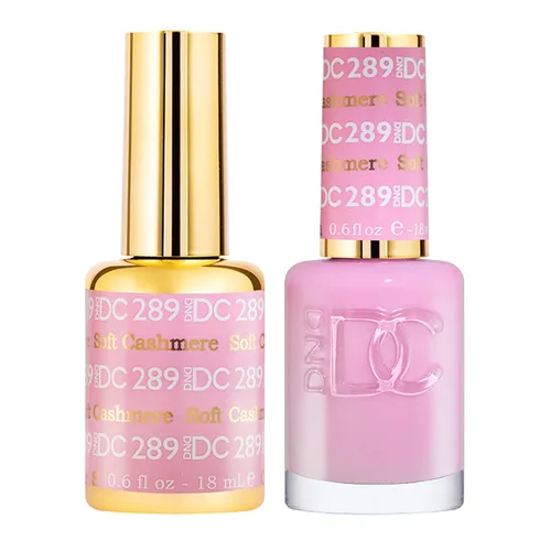 Vista 6 de Juego de esmalte de gel DND DC, colección rosa, esmalte de gel UV/LED y laca de uñas de secado al aire, dúo de esmalte a juego sin astillas, 0.5